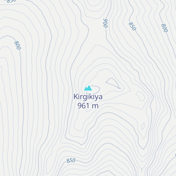 Map of Kirgikiya