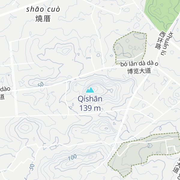 Map of Qíshān