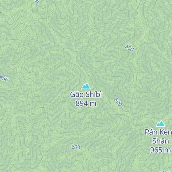 Map of Gāo Shíbì