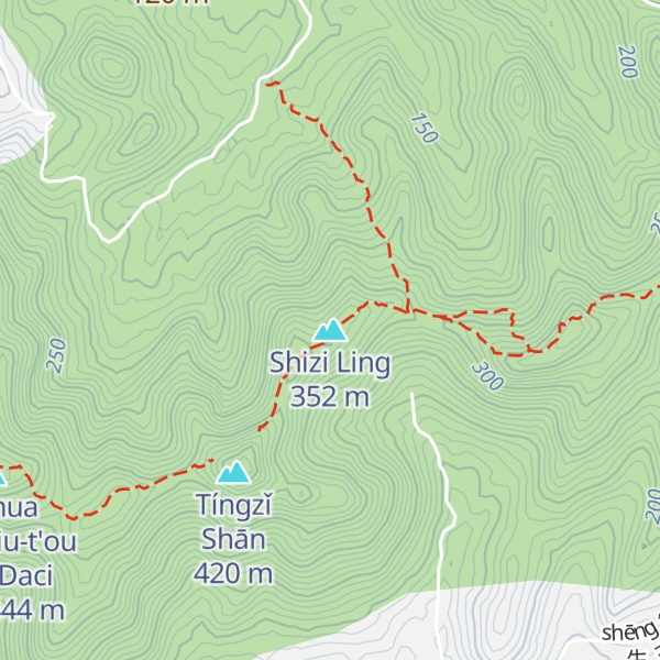 Map of Shizi Ling