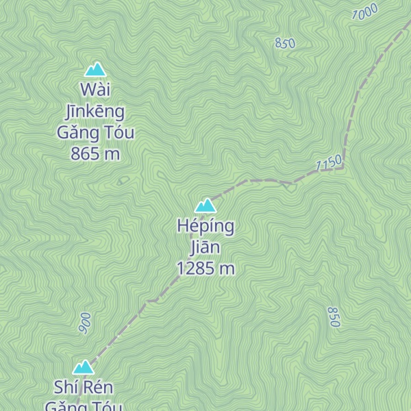 Map of Hépíng Jiān