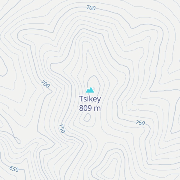 Map of Tsikey