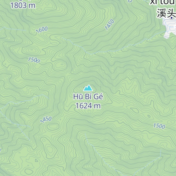 Map of Hū Bí Gé