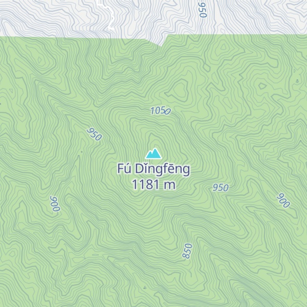 Map of Fú Dǐngfēng