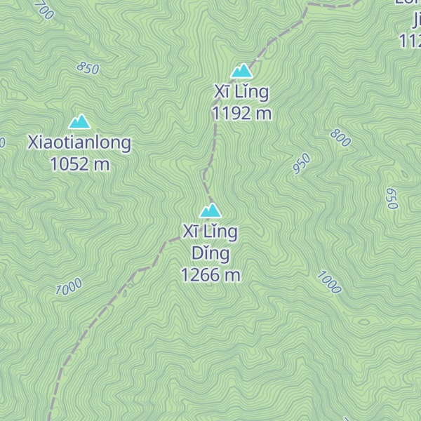 Map of Xī Lǐng Dǐng