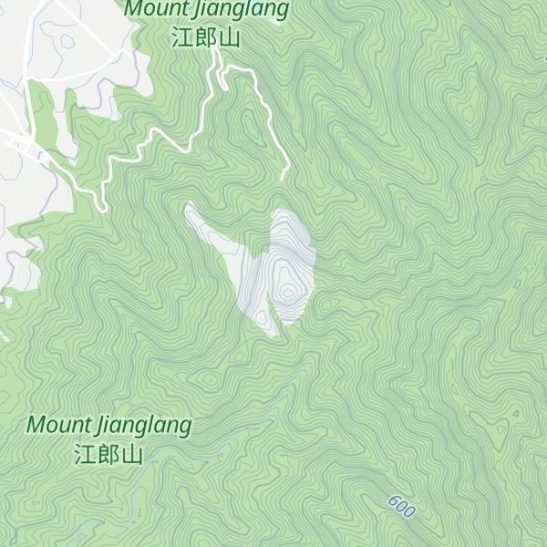 Map of Mount Jianglang