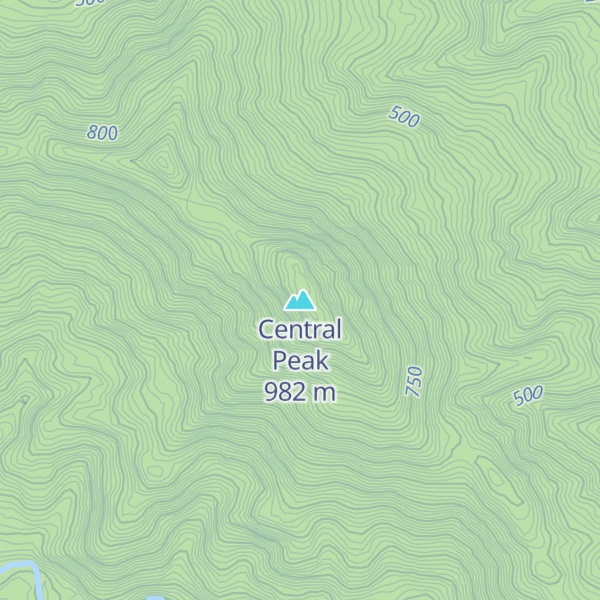 Map of Central Peak