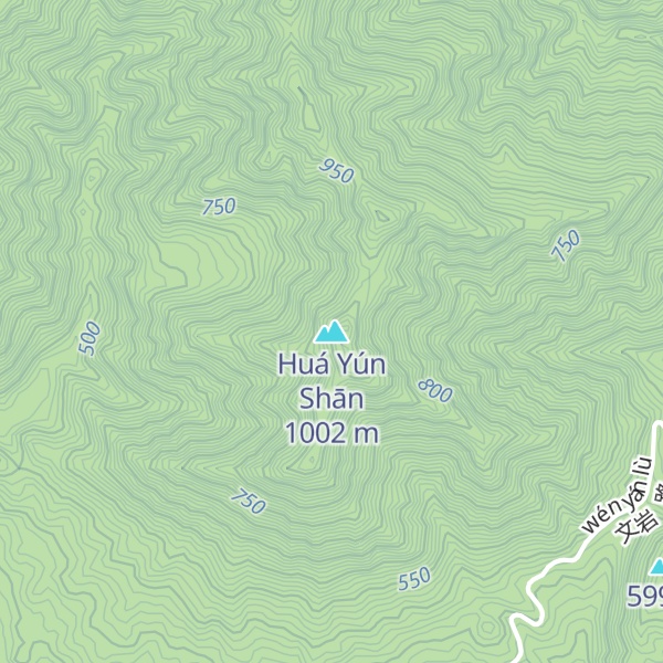 Map of Huá Yún Shān