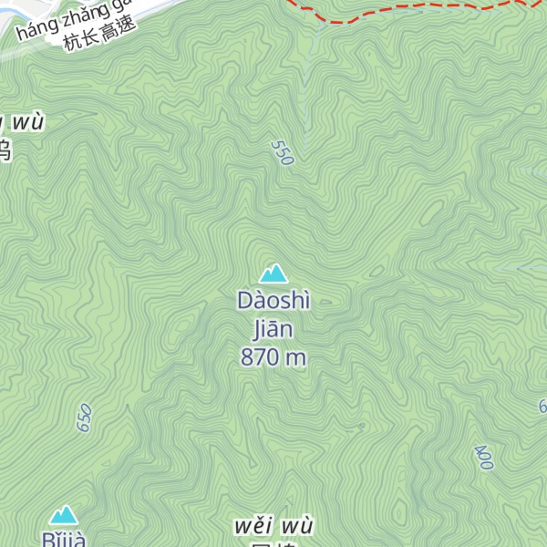 Map of Dàoshì Jiān