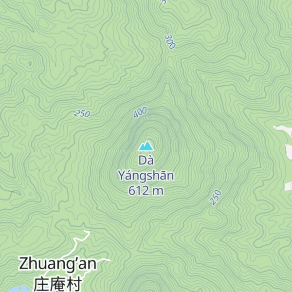 Map of Dà Yángshān