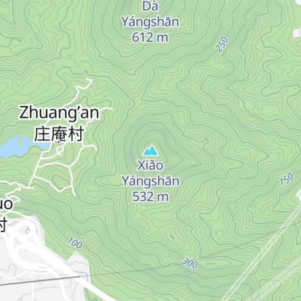 Map of Xiǎo Yángshān