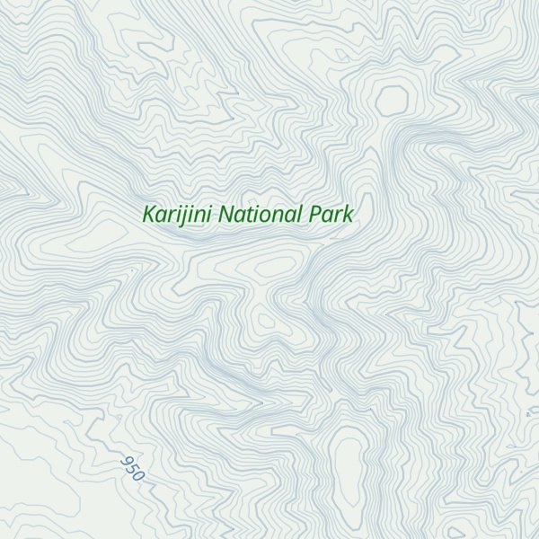 Map of Mount Meharry