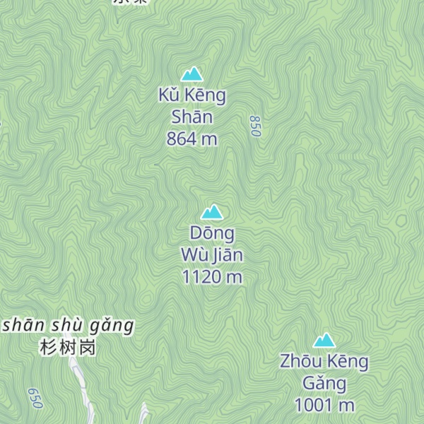 Map of Dōng Wù Jiān