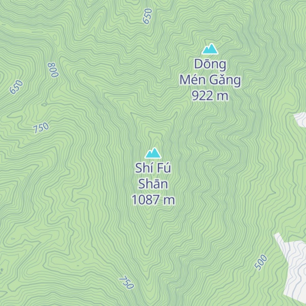 Map of Shí Fú Shān