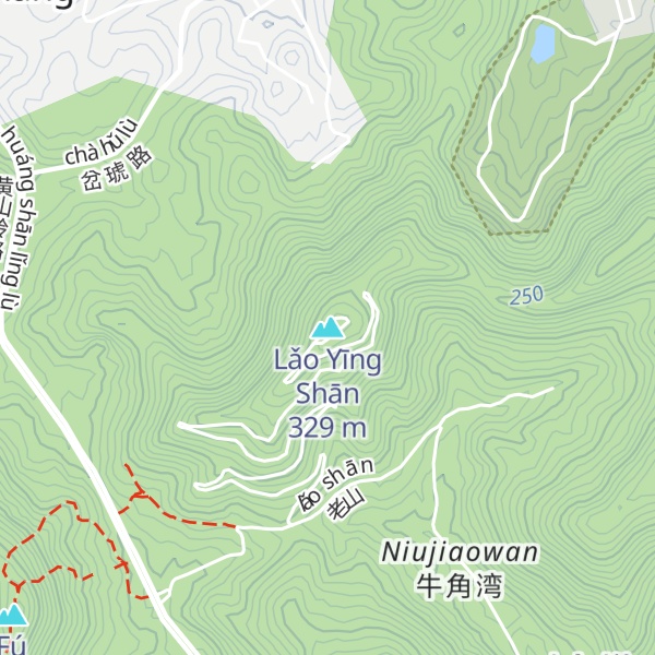 Map of Lǎo Yīng Shān