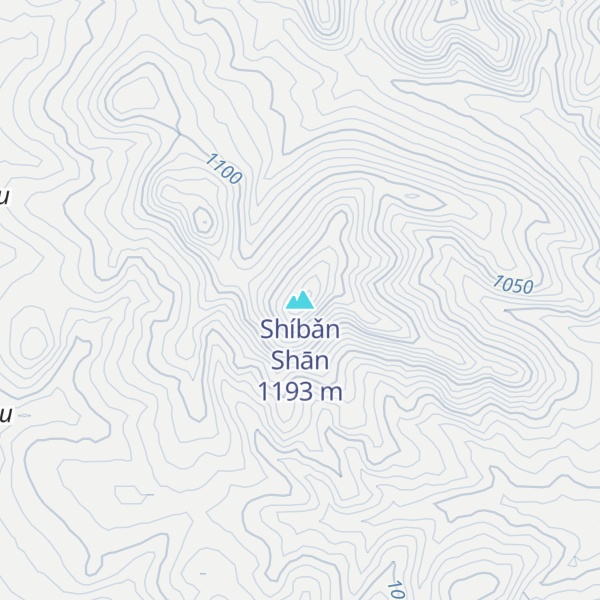 Map of Shíbǎn Shān