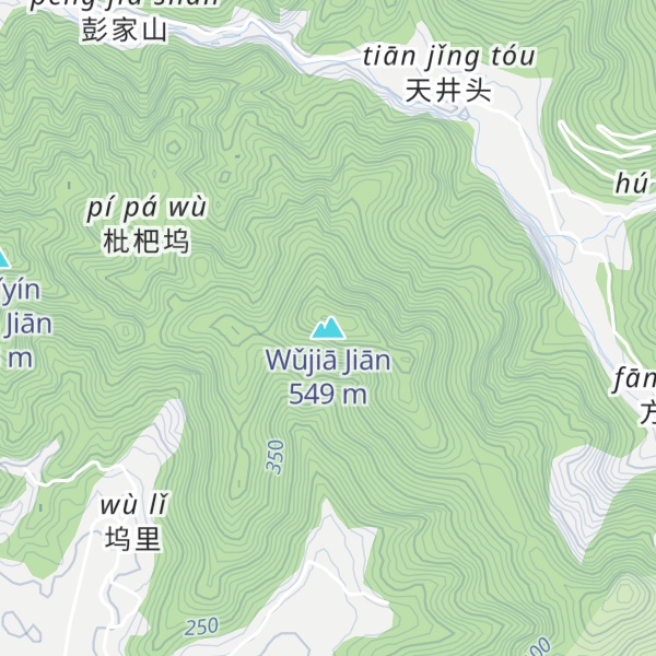 Map of Wǔjiā Jiān
