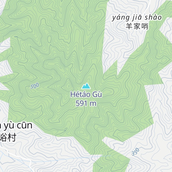 Map of Hétáo Gù