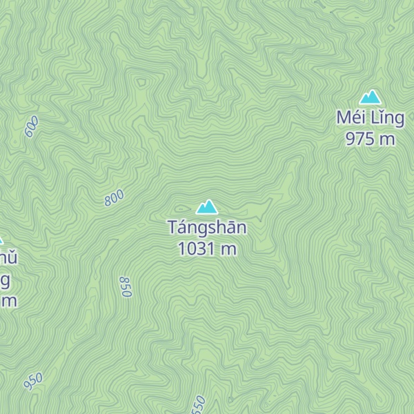 Map of Tángshān