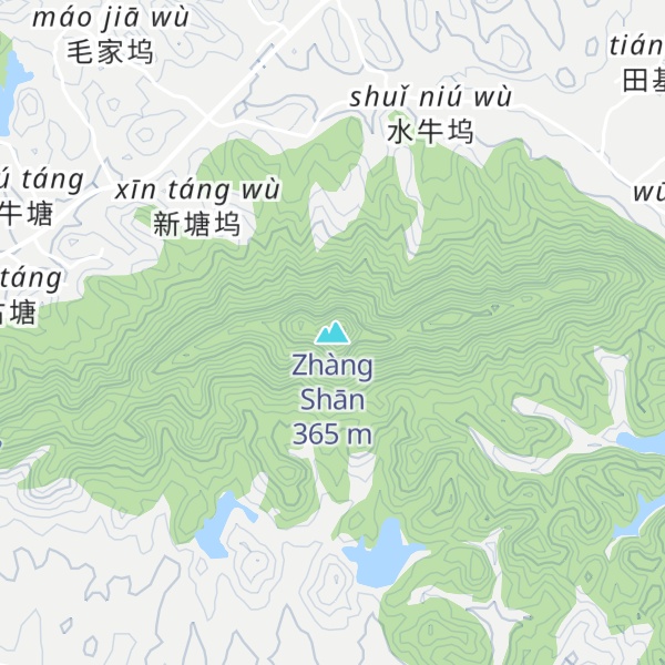 Map of Zhàng Shān