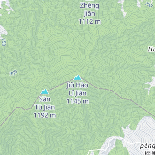 Map of Jiǔ Hào Lǐ Jiān