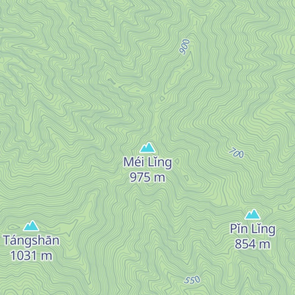 Map of Méi Lǐng