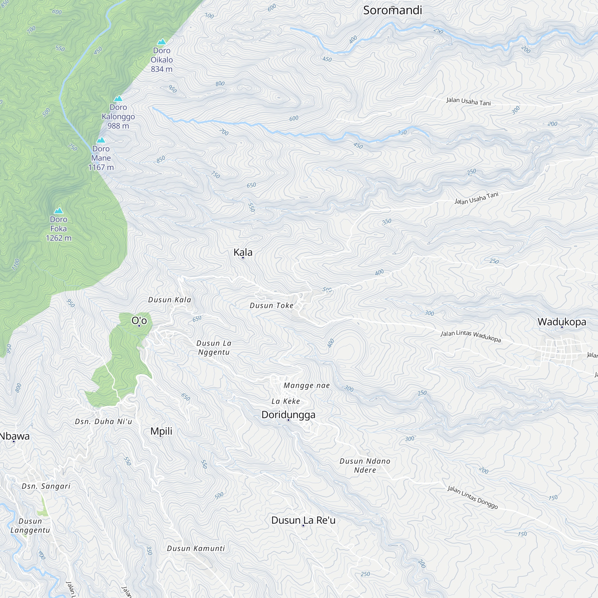 Pos Jaga map