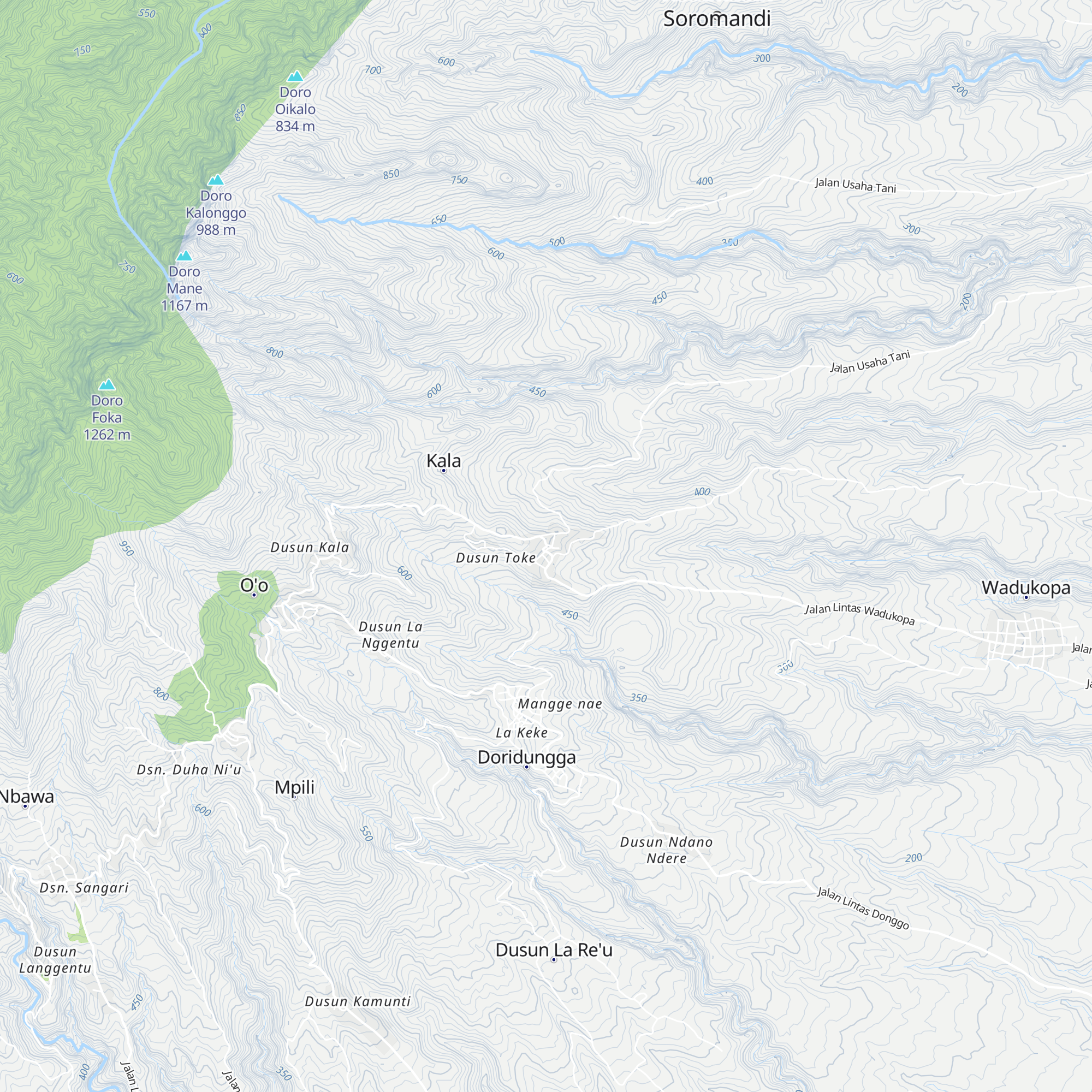 Pos Jaga map
