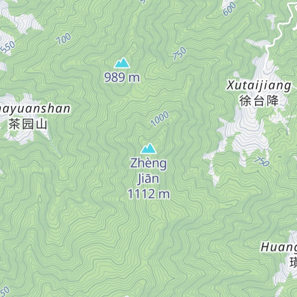 Map of Zhèng Jiān