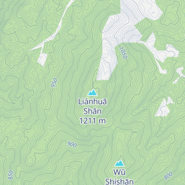 Map of Liánhuā Shān