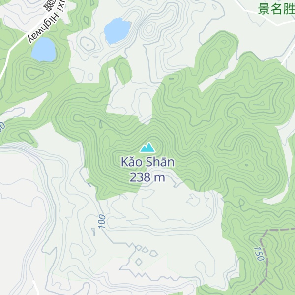 Map of Kǎo Shān