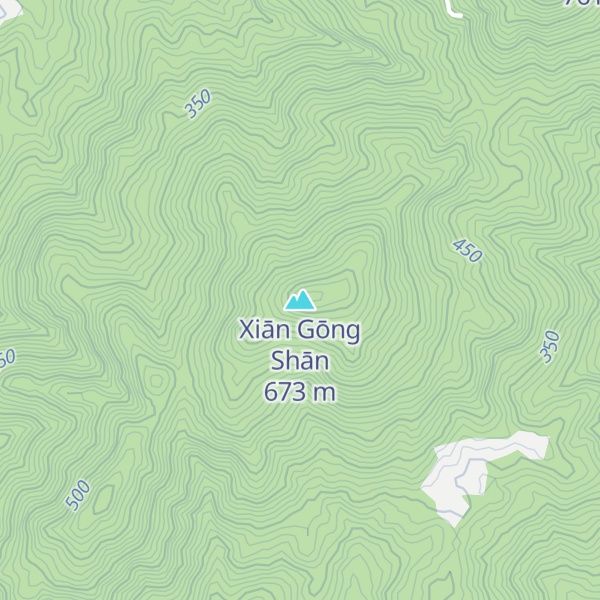 Map of Xiān Gōng Shān
