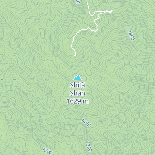 Map of Shítǎ Shān