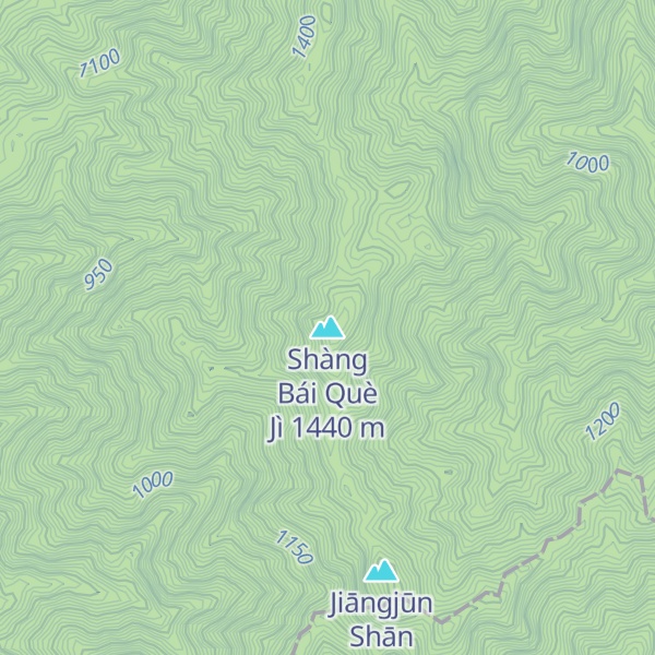Map of Shàng Bái Què Jì