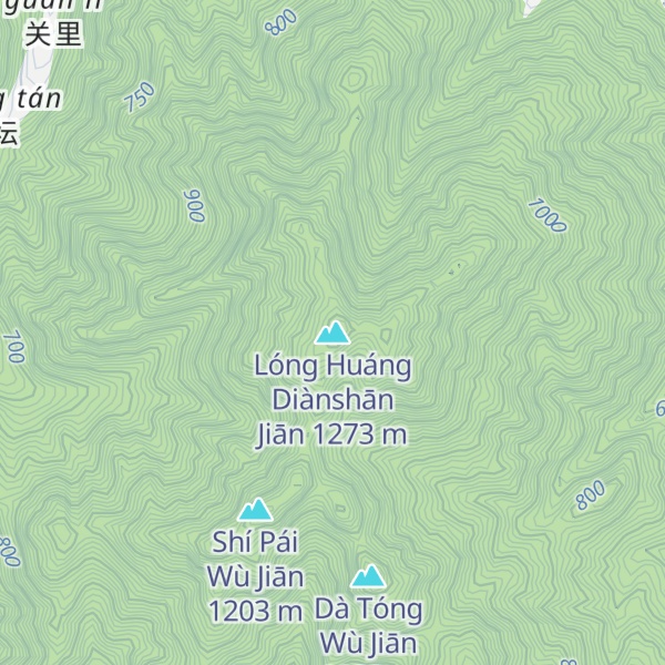 Map of Lóng Huáng Diànshān Jiān