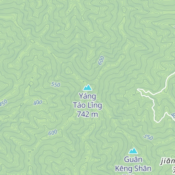 Map of Yáng Táo Lǐng