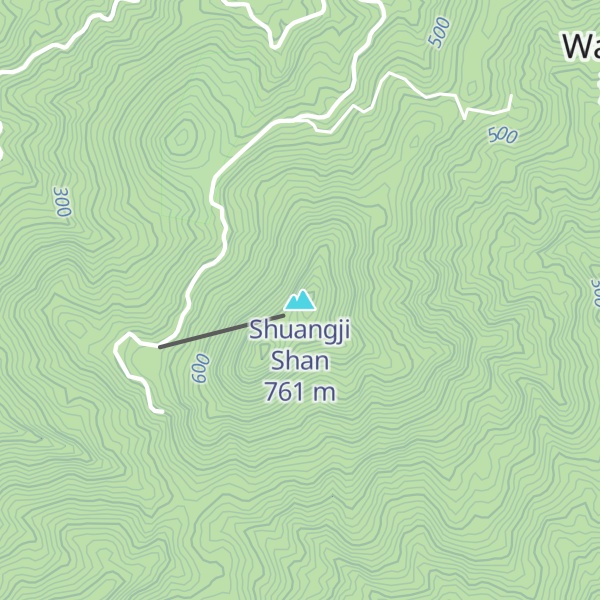 Map of Shuangji Shan