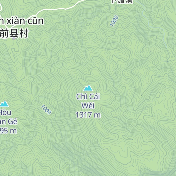 Map of Chì Cái Wěi