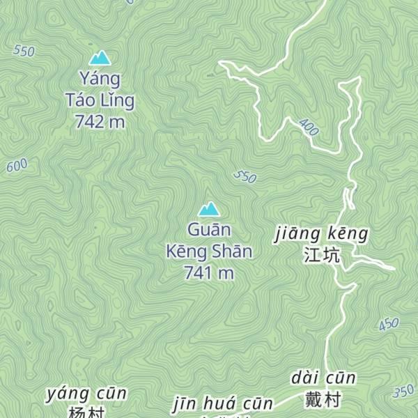 Map of Guān Kēng Shān