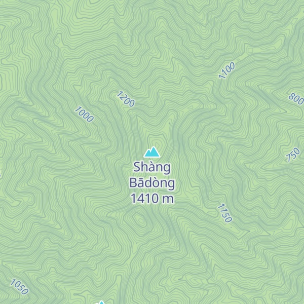 Map of Shàng Bādòng