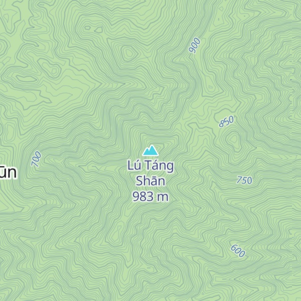 Map of Lú Táng Shān