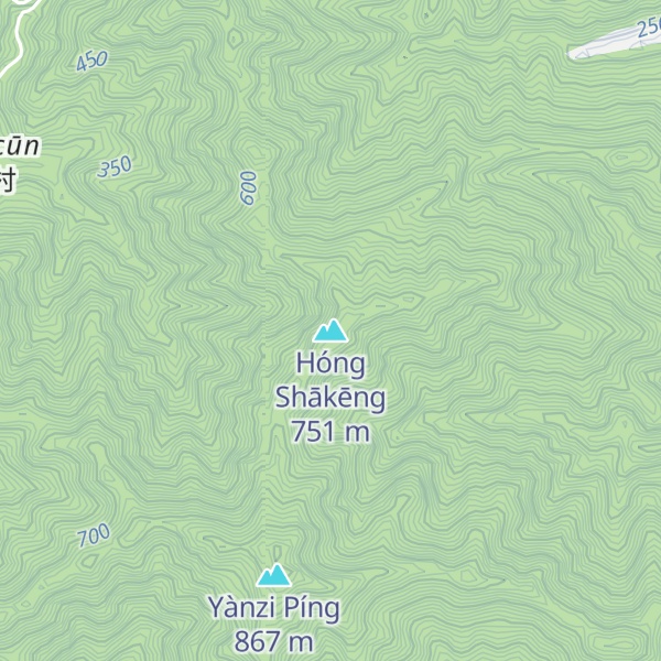 Map of Hóng Shākēng