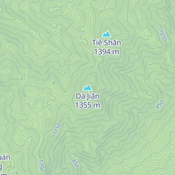 Map of Dà Jiān