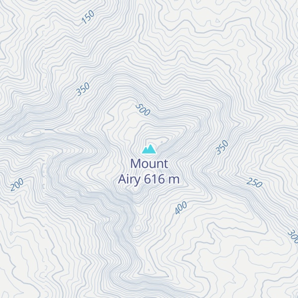 Map of Mount Airy