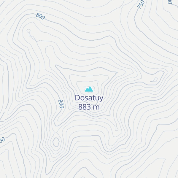 Map of Dosatuy