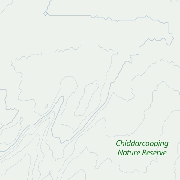 Map of Chiddarcooping Hill