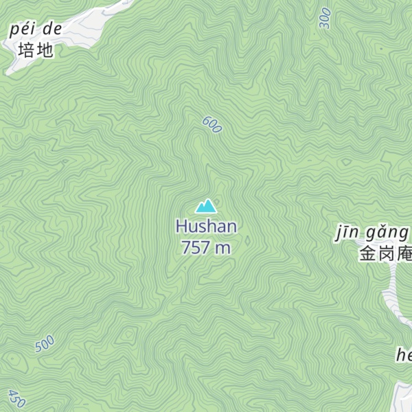 Map of Hushan