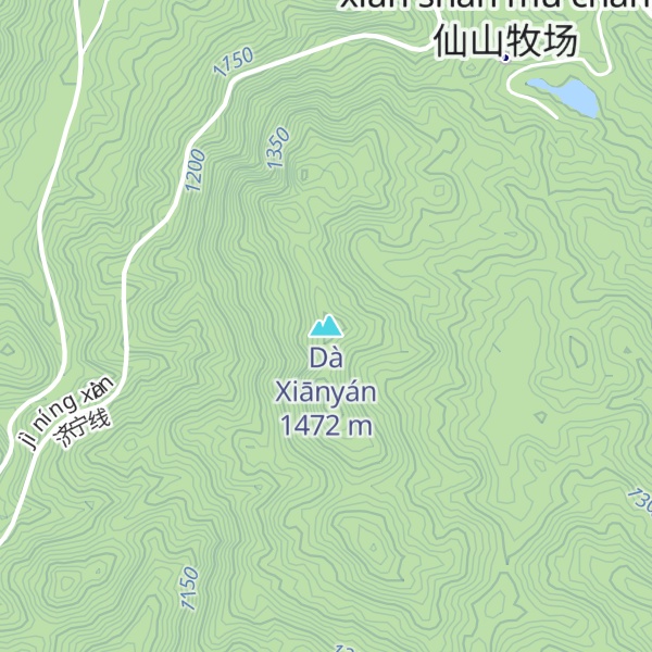 Map of Dà Xiānyán