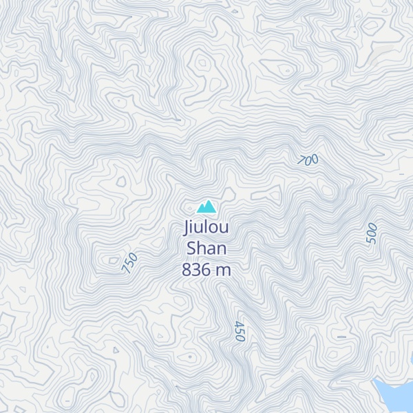 Map of Jiulou Shan