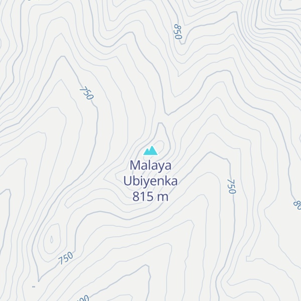 Map of Malaya Ubiyenka